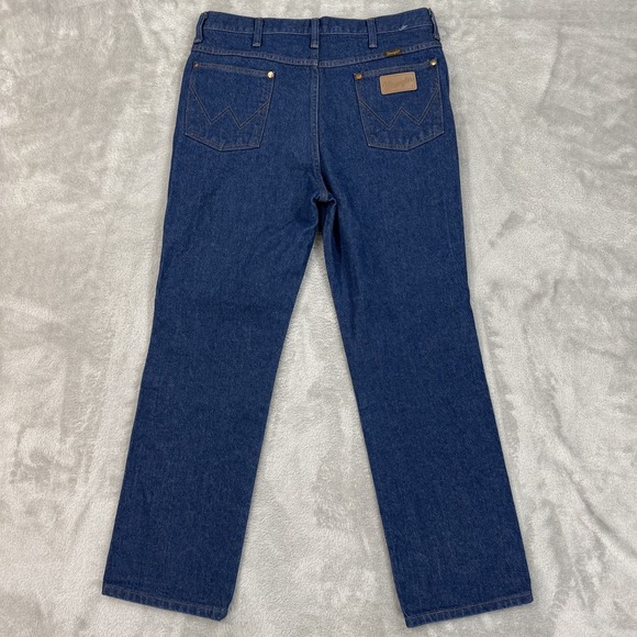 Wrangler Other - Wrangler Jeans Mens 34x30 936DEN Cowboy Cut Slim Straight Rodeo Western Heavy
